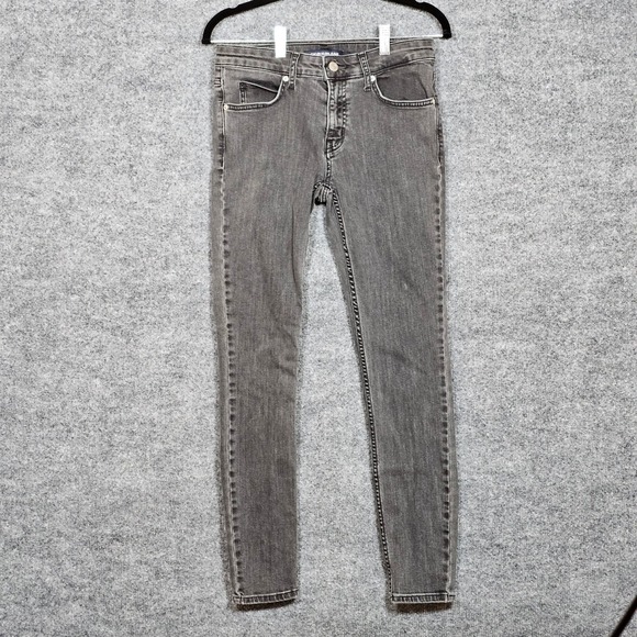 Calvin Klein Jeans Denim - Calvin Klein Jeans CKJ 011 Skinny Gray Denim 27x30 Style 42BA508 Charcoal Mens